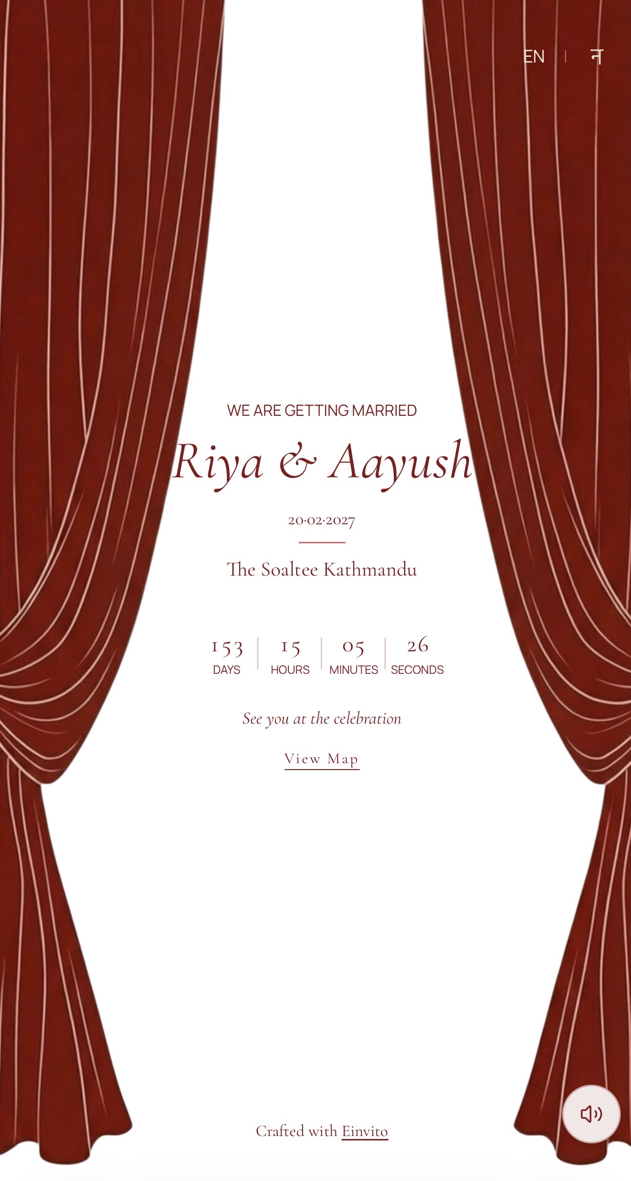 Ethereal invitation template